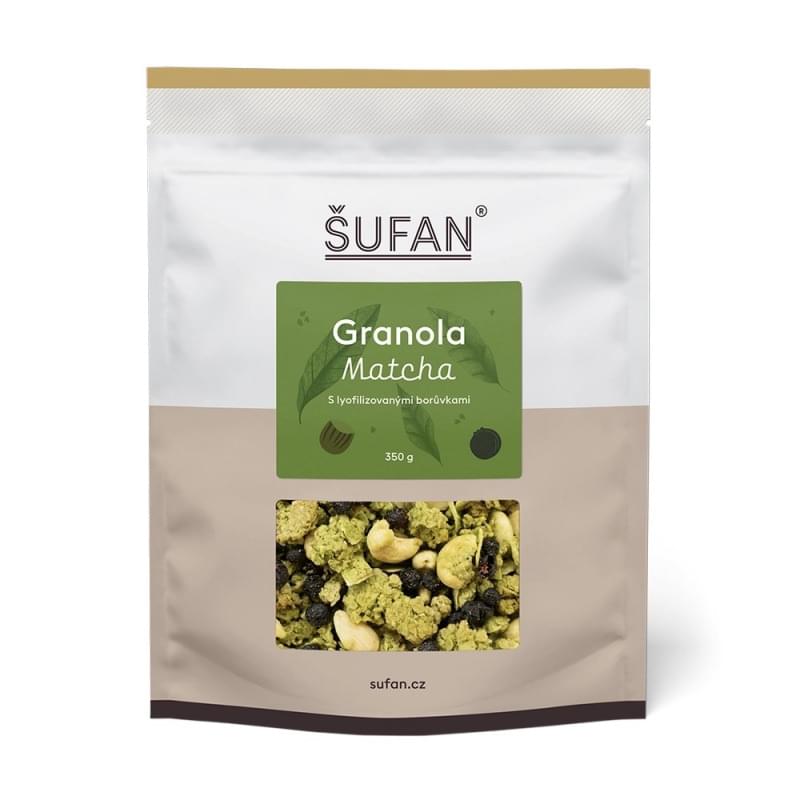 Šufan granola s matchou