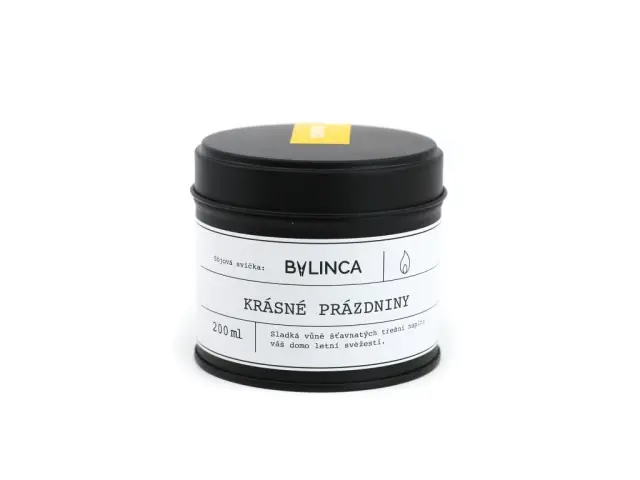 Sójová svíčka KRÁSNÉ PRÁZDNINY 200 ml