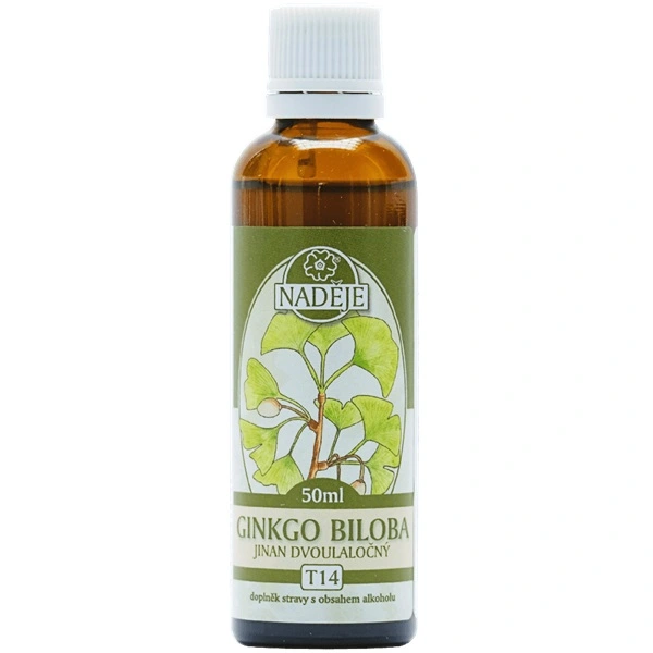 Naděje Ginkgo Biloba - Jinan dvoulaločný (T14) 50 ml