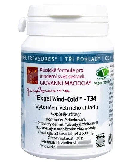 Giovanni Maciocia - T34 - Vyloučení větrného chladu 60 tbl