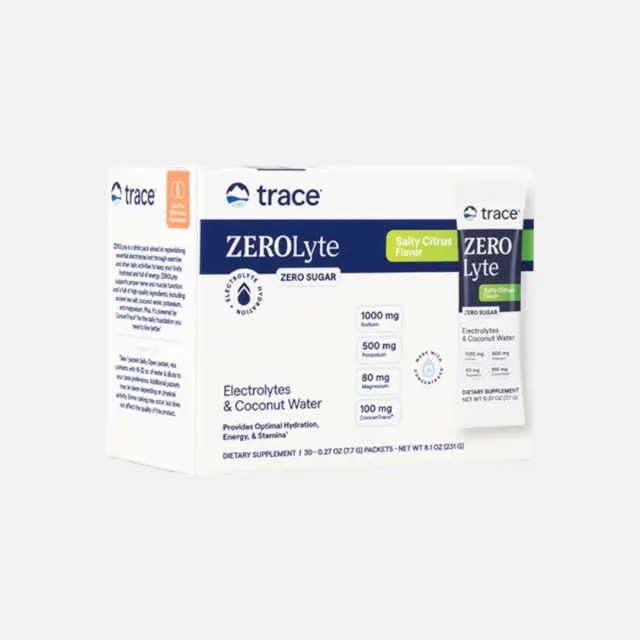 Trace Minerals Zerolyte Salty Citrus 30 sáčků