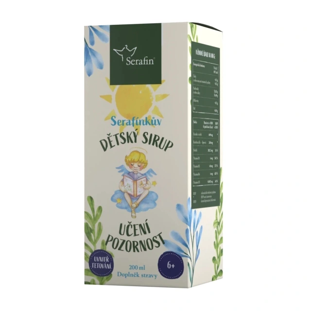 Serafin Serafínkův dětský sirup - Učení a pozornost 200 ml