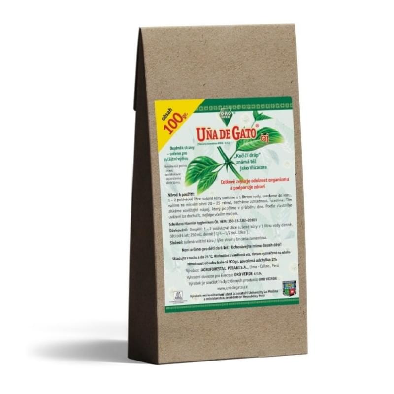 Vilcacora čaj (Uňa de Gato - Kočičí dráp) 100g Vilcacora čaj (Uňa de Gato - Kočičí dráp) 100g