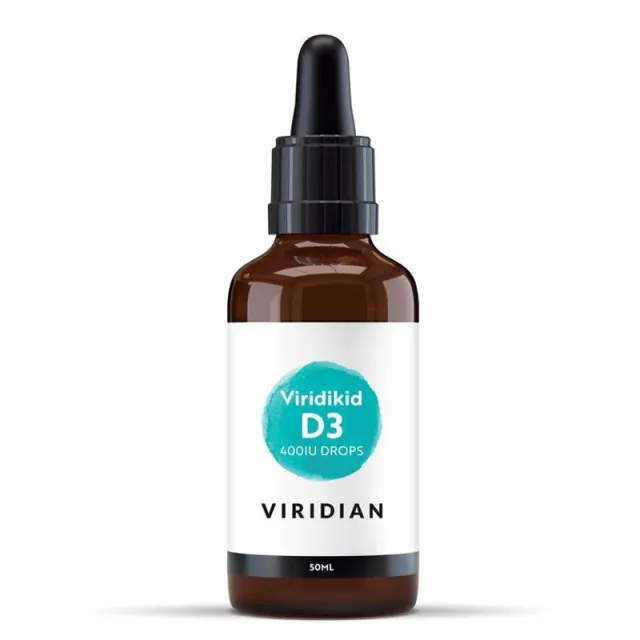 Viridian Viridikid Vitamin D Drops 400 IU 30 ml koupíte na PřírodníLékárna.cz