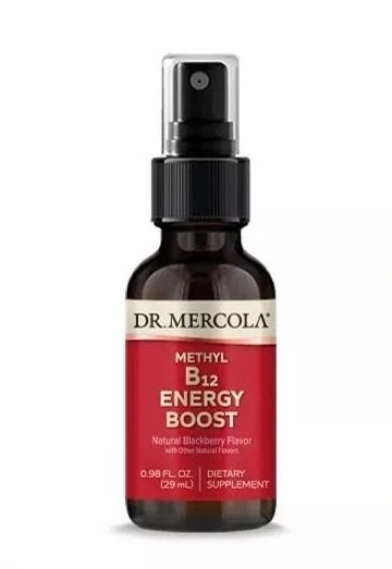 Dr. Mercola Vitamín B12 ve spreji 25 ml