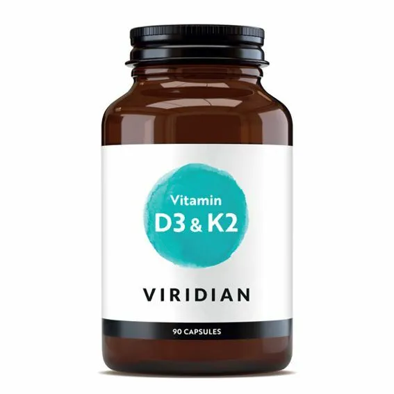 Viridian Vitamin D3 a K2 90 cps koupíte na PřírodníLékárna.cz