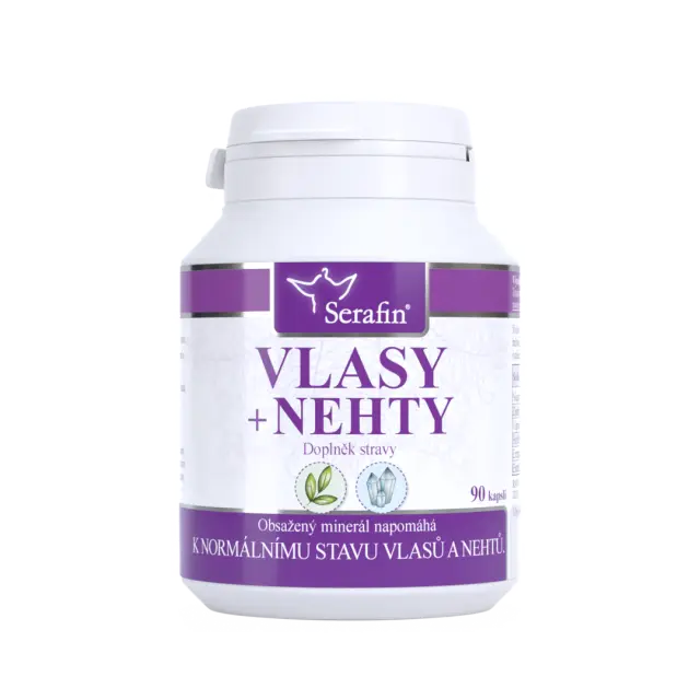 Serafin Vlasy + nehty 90 kapslí
