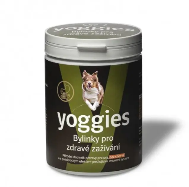 Levně Yoggies Bylinky pro psy pro zdravé zažívání a prebiotikum 600g