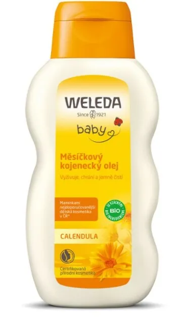 Weleda měsíčkový kojenecký olej 200 ml koupíte na PřírodníLékárna.cz
