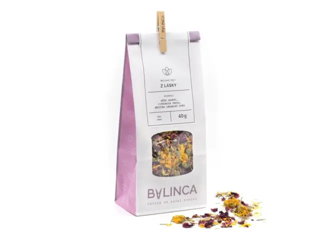 Bylinca Bylinný čaj Bylinný čaj Z lásky 40g