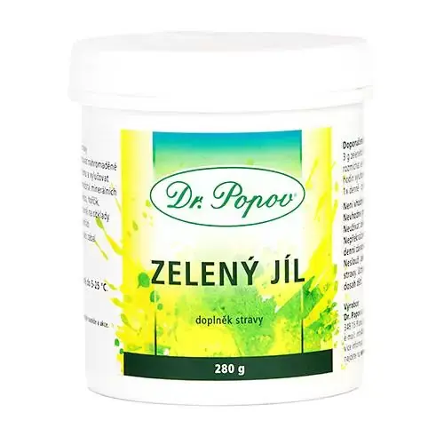 Dr.Popov Zelený jíl 280g koupíte na PřírodníLékárna.cz