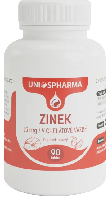 Levně Zinek 15mg chelát 90 tbl