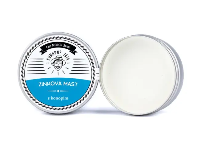 Konopný Táta Zinková mast s konopím 80 ml koupíte na PřírodníLékárna.cz